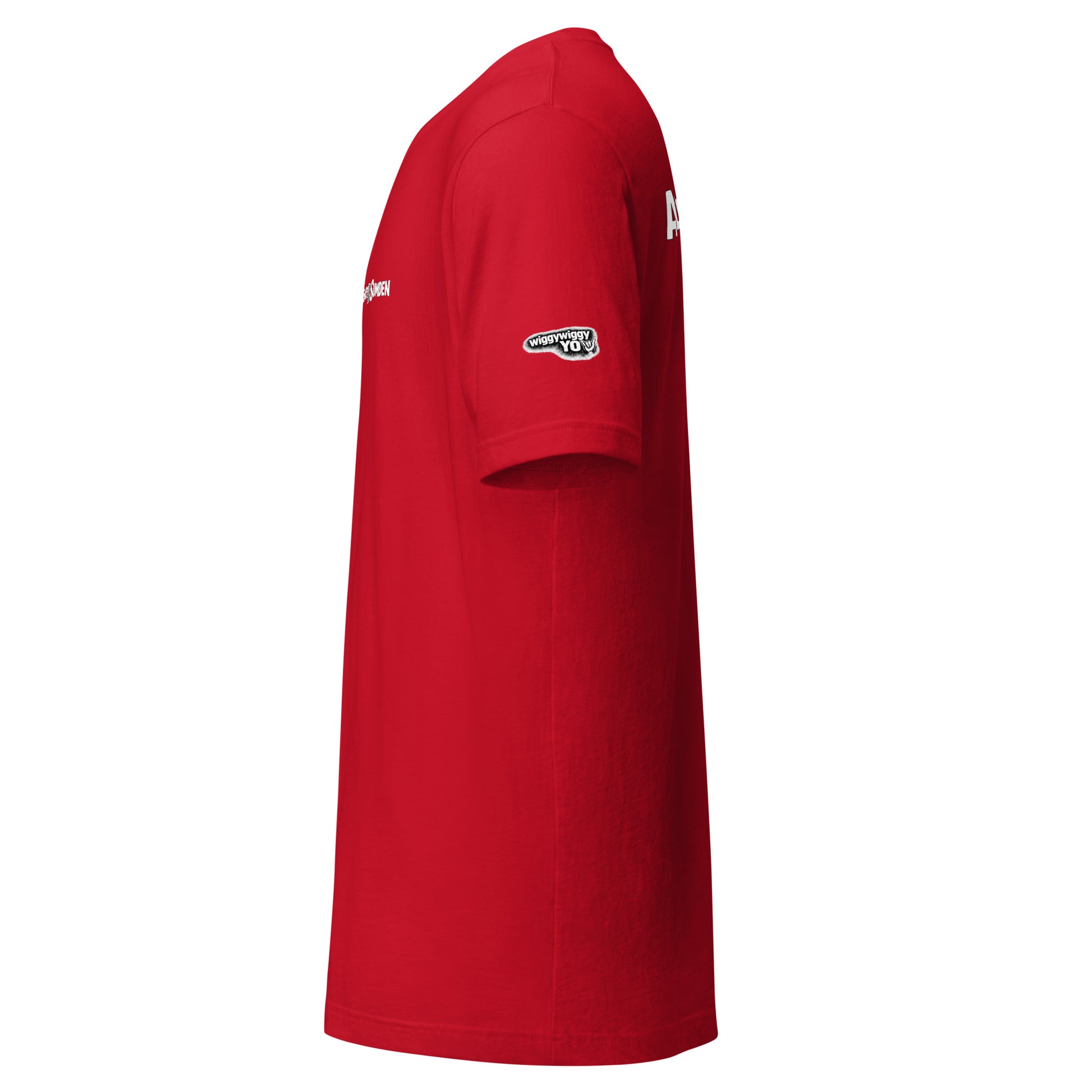Alwayz Sumden classic logo red t-shirt with a logo on the chest 