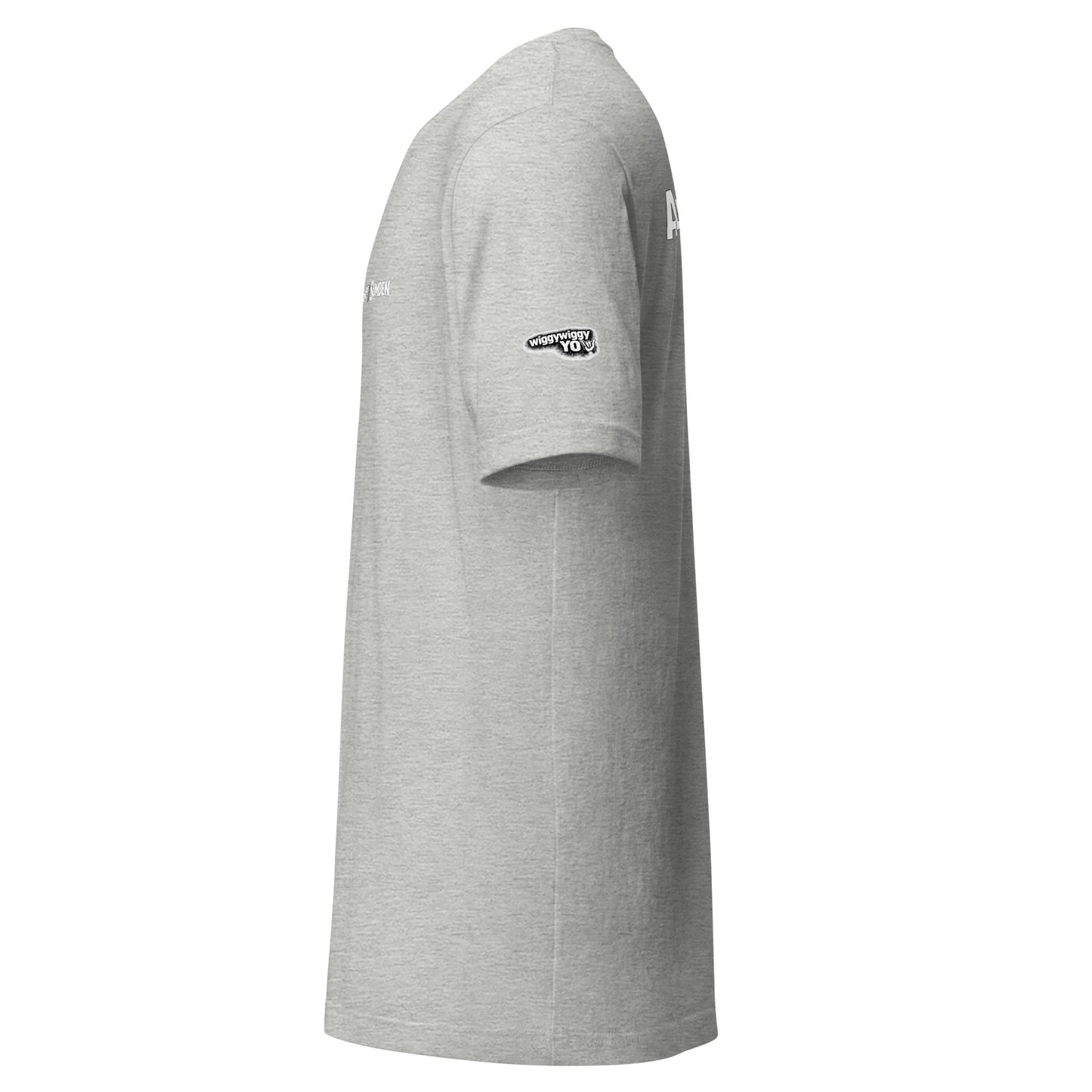 Alwayz Sumden classic logo gray t-shirt with a logo on the chest 