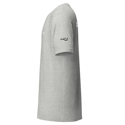 Alwayz Sumden classic logo gray t-shirt with a logo on the chest 