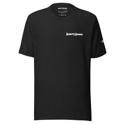 Alwayz Sumden classic logo with toilet paper roll black t-shirt with a logo on the chest 